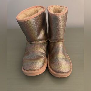 Pink Sparkly uggs